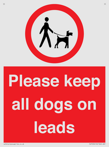 Please keep all dogs on leads